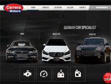 Tablet Screenshot of carrera-motors.com